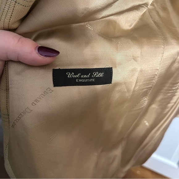 EDUARD DRESSLER Mens Wool Silk Blazer / Jacket - Picture 5 of 9